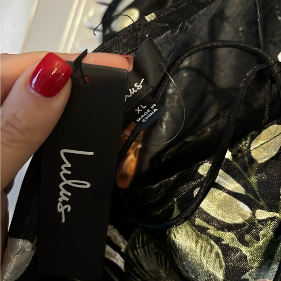 Lulu’s Sultry Serenade Dress - Black XL NWT - Picture 3 of 3